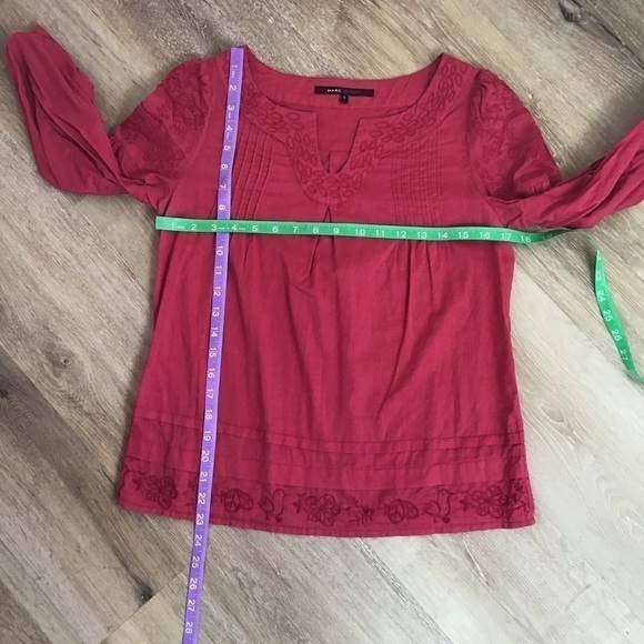 Marc Jacobs Embroidered Pull On Cotton Top - Picture 6 of 8
